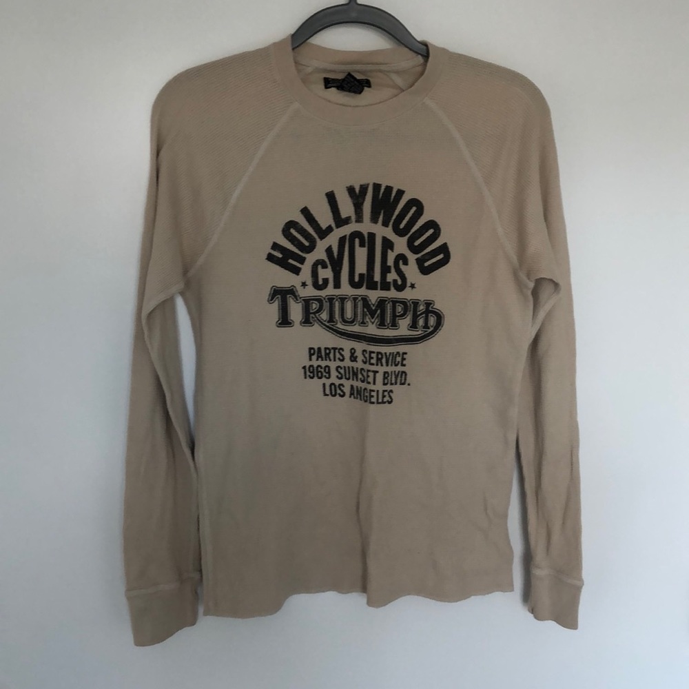 Lucky Brand waffle graphic tee